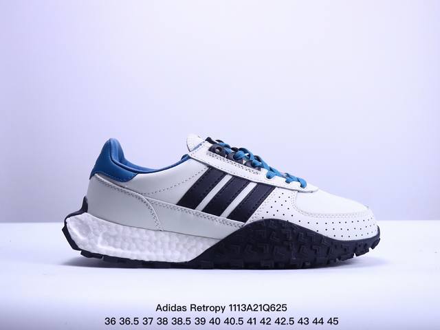 公司级Adidas Retropy E5 W.R.P 织物 运动舒适 减震防滑耐磨轻便 阿迪达斯 低帮 运动休闲鞋 以70年代经典跑步鞋为灵感 新鲜演绎复古造型