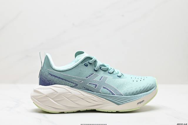 公司级asics Novablast 4 轻量跑鞋 低帮轻量透气缓震休闲运动跑步鞋 货号:1011B693-301 尺码:36 37 37.5 38 39 39