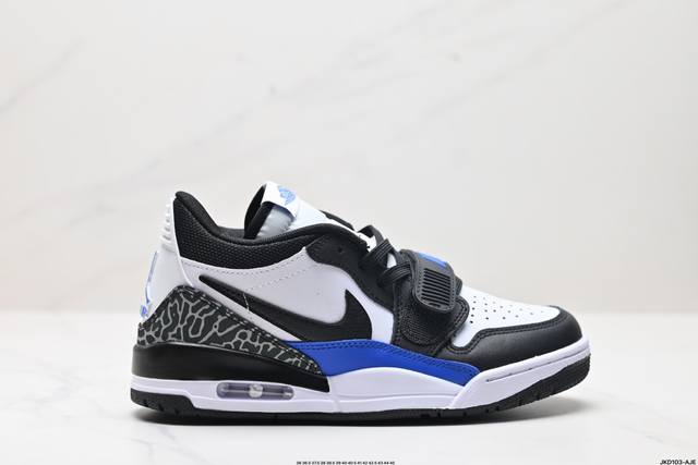 公司级三合一最强合体，多种新配色回归耐克nike Air Jordan Legacy 312 Low”White Grey Fog Blue Red“乔丹最强三