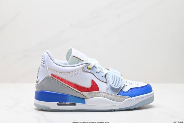 福利公司级三合一最强合体，多种新配色回归耐克nike Air Jordan Legacy 312 Low”White Grey Fog Blue Red“乔丹最