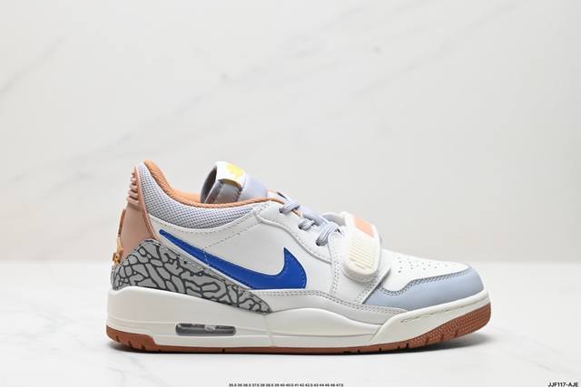 福利公司级三合一最强合体，多种新配色回归耐克nike Air Jordan Legacy 312 Low”White Grey Fog Blue Red“乔丹最