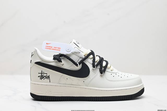 公司级nike Air Force 1‘07 原楦头原纸板 打造纯正低帮空军版型 专注外贸渠道 全掌内置蜂窝气垫 原盒配件 原厂中底钢印、拉帮完美 货号:Zh0