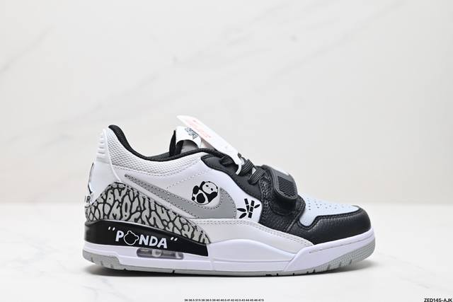 公司级三合一最强合体，多种新配色回归耐克nike Air Jordan Legacy 312 Low”White Grey Fog Blue Red“乔丹最强三