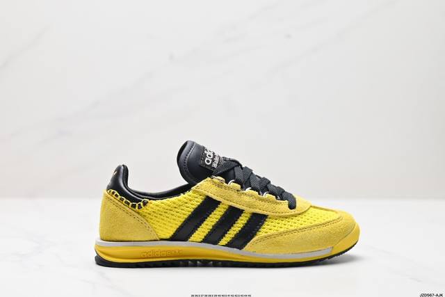 公司级阿迪达斯adidas Wb Sl76 三叶草复古休闲网面透气跑步鞋休闲运动鞋 货号:Ih9906 尺码:36 36.5 37 38 38.5 39 40