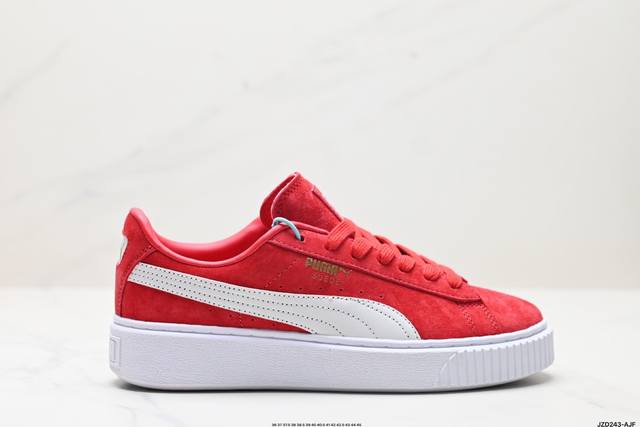 公司级puma Suede Platform Core复古单品 彪马 防滑耐磨低帮德训板鞋 货号:308220 02 尺码:36 37 37.5 38 38.5