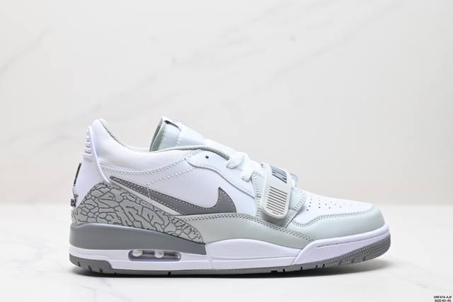 真标nike Air Jordan Legacy 312 Low耐克乔丹三合一混合版本低帮文化休闲运动篮球鞋 货号:Fv8 -101 尺码:40-45 Id:D