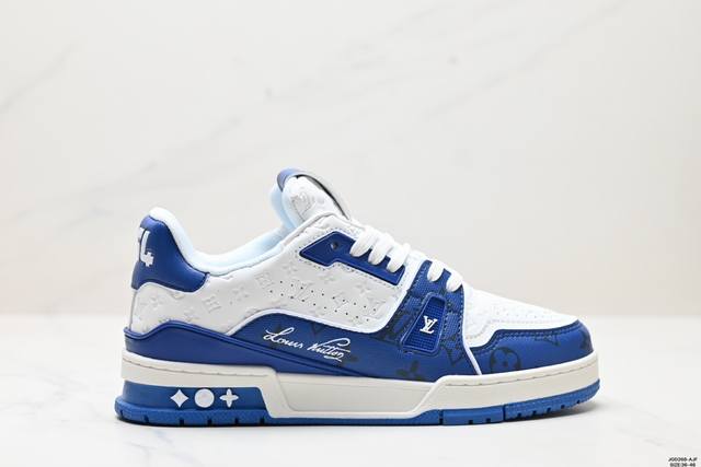 公司级全新lv路易威登louis Vuitton Trainer Sneaker Low休闲运动文化百搭板鞋 尺码:36-46 Id:Jgd268-Ajf