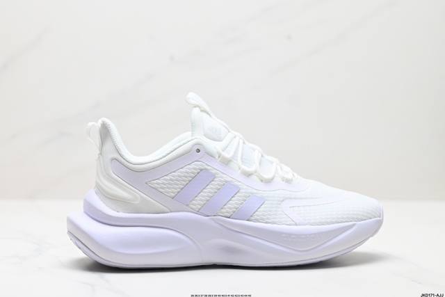 公司级adidas Alphabounce+ 阿迪达斯 舒适潮流 织物防滑耐磨轻便 低帮 休闲跑步鞋 货号:Hp6203 尺码:36 36.5 37 38 38