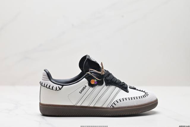 公司级阿迪达斯三叶草adidas Originals Samba Og 桑巴舞系列绅士德训足球风百搭低帮休闲运动板鞋 货号:Ji3931 尺码:36 36.5