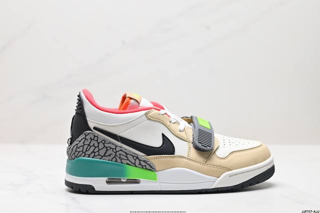 福利公司级三合一最强合体，多种新配色回归耐克nike Air Jordan Legacy 312 Low”White Grey Fog Blue Red“乔丹最