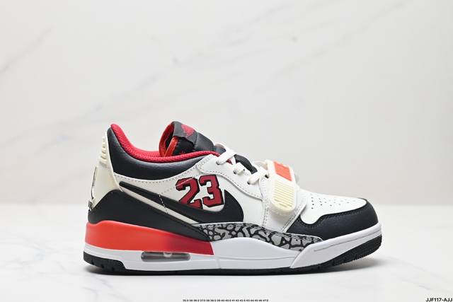 福利公司级三合一最强合体，多种新配色回归耐克nike Air Jordan Legacy 312 Low”White Grey Fog Blue Red“乔丹最