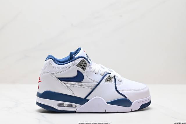 公司级耐克nike Air Flight 89男子运动鞋 Aj4兄弟款 缓震篮球鞋 重塑80年代后期非凡篮球战靴的经典风范 利落皮革结构搭载卓越缓震系统 重现传