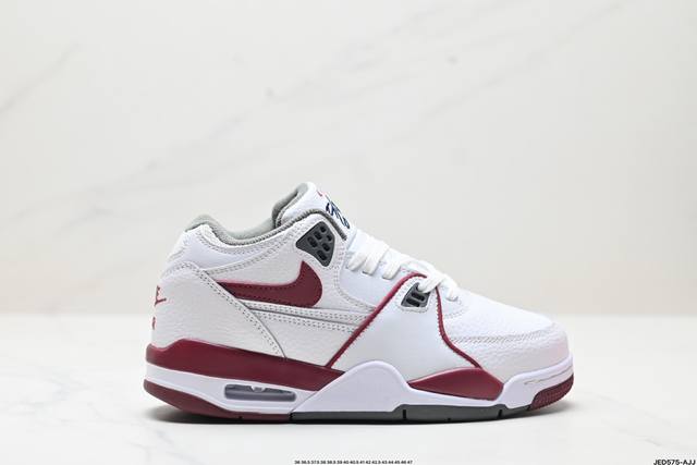 公司级耐克nike Air Flight 89男子运动鞋 Aj4兄弟款 缓震篮球鞋 重塑80年代后期非凡篮球战靴的经典风范 利落皮革结构搭载卓越缓震系统 重现传