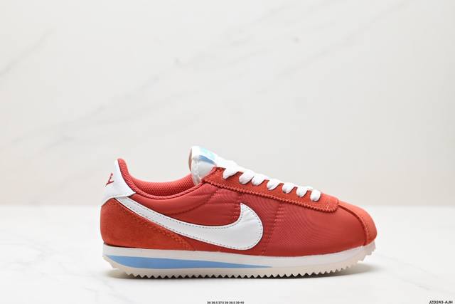 公司级nike Classic Cortez Nylon Pren耐克经典轻便舒适男子阿甘鞋休闲跑步鞋运动鞋 纯粹而执着的精神 使得cortez种在了一代人的心