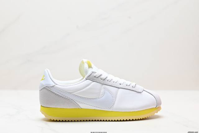 公司级nike Classic Cortez Nylon Pren耐克经典轻便舒适男子阿甘鞋休闲跑步鞋运动鞋 纯粹而执着的精神 使得cortez种在了一代人的心