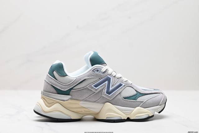 公司级new Balance 公司级版本 Nb9060 联名款 复古休闲运动慢跑鞋 鞋款灵感源自设计师本人对夏日的怀日回忆。鞋面大身由空间双格及磨砂鞋面拼接而生