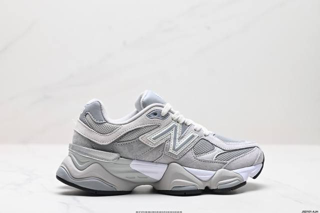 公司级new Balance 公司级版本 Nb9060 联名款 复古休闲运动慢跑鞋 鞋款灵感源自设计师本人对夏日的怀日回忆。鞋面大身由空间双格及磨砂鞋面拼接而生