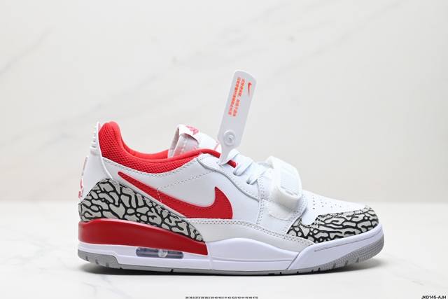 公司级三合一最强合体，多种新配色回归耐克nike Air Jordan Legacy 312 Low”White Grey Fog Blue Red“乔丹最强三