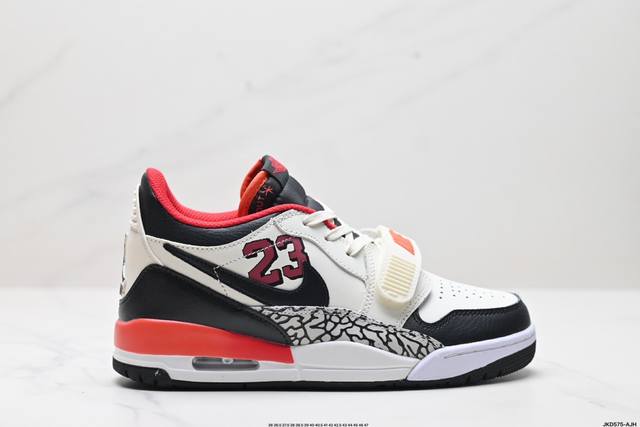 公司级三合一最强合体，多种新配色回归耐克nike Air Jordan Legacy 312 Low”White Grey Fog Blue Red“乔丹最强三