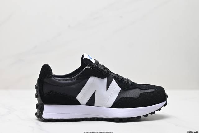 公司级new Balance Ms327 复古休闲运动慢跑鞋 以更纯粹的复古风格设计打造的全新造型 侧身还以解构设计 将 N 字标志以做旧压花样式呈现 官方货号