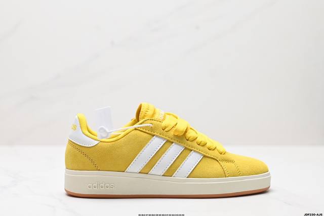 真标adidas Grand Courtbeat Base 00S 休闲 耐磨 低帮 板鞋 货号:Ih1039 尺码:36 36.5 37 38 38.5 39