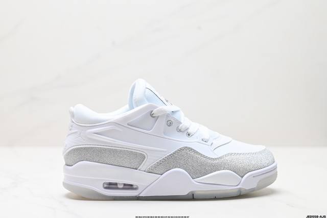 公司级nike Air Jordan 4 Rm 防滑 低帮 复古篮球鞋 货号:Hq3441-111 尺码:36 36.5 37.5 38 38.5 39 40