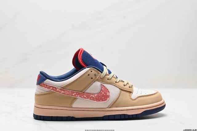 真标耐克nike Dunk Low Retro 扣篮系列复古低帮休闲运动滑板板鞋 货号:Hq3640-790 尺码:36 36.5 37.5 38 38.5 3