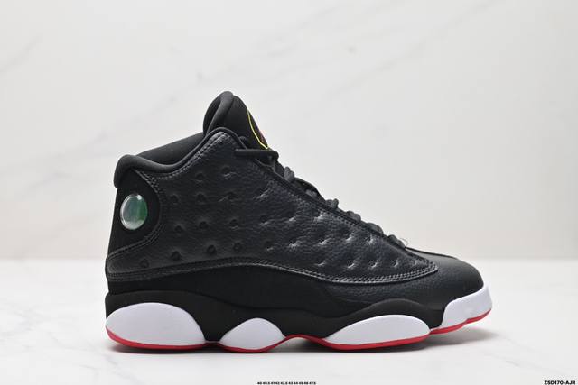 公司级耐克nike Air Jordan 13 迈克尔 乔丹aj13代复古中帮文化休闲运动篮球鞋 Airjordan 13以黑豹的风格制成 从猫咪般的反应和在球