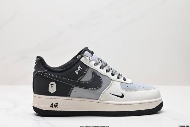 公司级nike Air Force 1‘07 Lv8 原楦头原纸板 打造纯正低帮空军版型 专注外贸渠道 全掌内置蜂窝气垫 原盒配件 原厂中底钢印、拉帮完美 货号