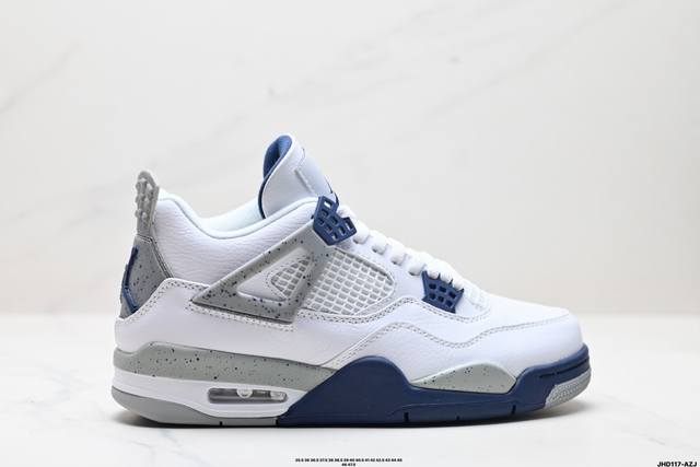 公司级nike Air Jordan 4 Retro 耐克迈克尔 乔丹aj4代中帮复古休闲运动文化篮球鞋 原厂材料tpu超q弹网格材质 缜密拉帮及中底钢印细节