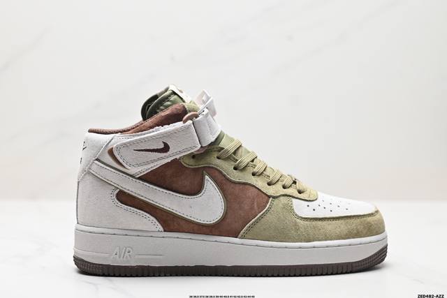 公司级nike Air Force 1 Mid 07 原楦头原纸板 打造纯正中帮空军版型 专注外贸渠道 全掌内置蜂窝气垫 原盒配件 原厂中底钢印、拉帮完美 官方