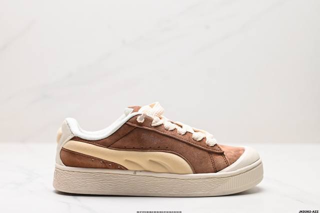 公司级puma Suede Xl Crush复古单品 彪马 防滑耐磨低帮德训板鞋 货号:399415 01 尺码:36 37 37.5 38 38.5 39 4