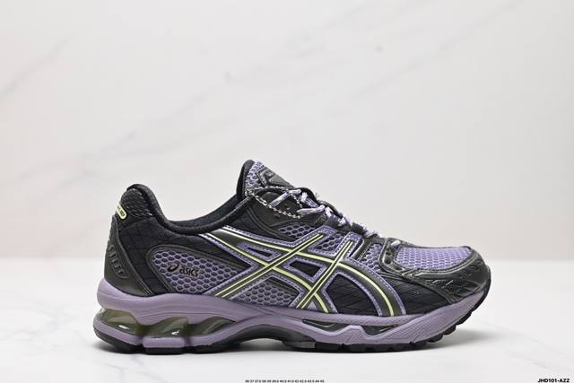 公司级asics Gel-Nimbus 10.1 亚瑟士 复古先锋 潮流 拼接耐磨 低帮休闲跑步鞋 货号:1203A543-002 尺码:36 37 37.5