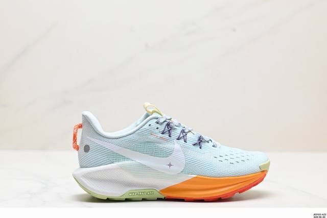 公司级nike Reactx Pegasus Trail 5 Next Nature 越野跑步鞋 登月兼顾迅疾外观和稳固脚感 后跟覆面和中足动态支撑巧妙融合 缔