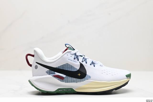 公司级nike Reactx Pegasus Trail 5 Next Nature 越野跑步鞋 登月兼顾迅疾外观和稳固脚感 后跟覆面和中足动态支撑巧妙融合 缔