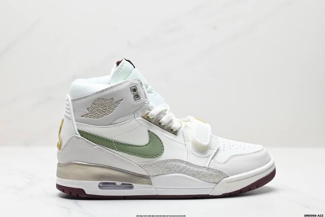 真标nike Air Jordan Legacy 312 High耐克乔丹三合一混合版本高帮文化休闲运动篮球鞋 货号:Fz5047- 尺码:36 36.5 37