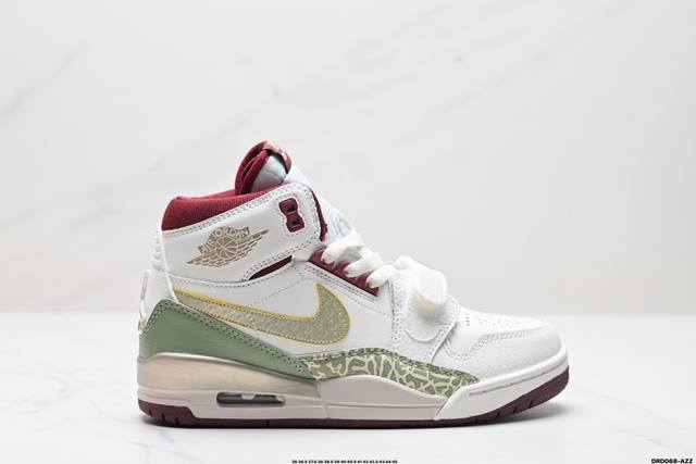 真标nike Air Jordan Legacy 312 High耐克乔丹三合一混合版本高帮文化休闲运动篮球鞋 货号:Fz5047- 尺码:36 36.5 37