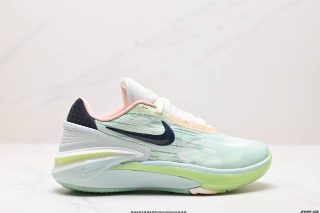 真标nike Air Zoom G.T.Cut 2 Er 缓震耐磨 篮球鞋 采用热熔织物鞋面材质 搭配全掌renew科技泡棉缓震中底 外置优质橡胶大底 货号:D