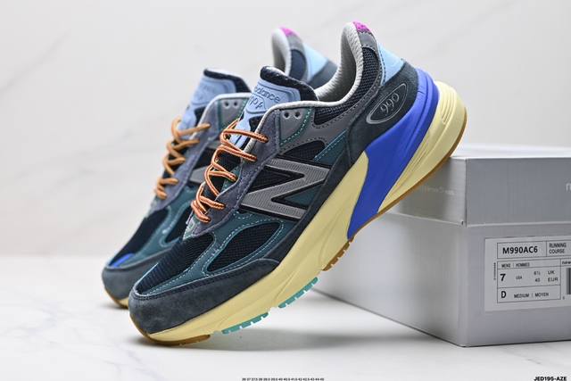 公司级new Balance M990代系列 美产血统复古运动跑步鞋自1982年问世的元祖级老爹鞋990系列 货号:M990Ac6 Size:36 37 37.