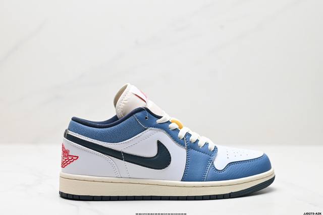 公司级nike Air Jordan 1 Low Aj1乔1低帮休闲板鞋 同步官方配色 原档冲孔鞋头 四线拉帮 鞋舌高弹海绵填充 官方货号:Hm3711-144