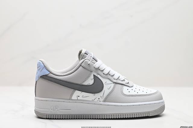 公司级nike Air Force 1‘07 Lv8 原楦头原纸板 打造纯正低帮空军版型 专注外贸渠道 全掌内置蜂窝气垫 原盒配件 原厂中底钢印、拉帮完美 货号