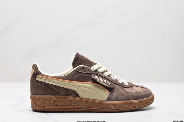 公司级puma Palermo Summer Nylon 织物头层牛皮 时尚休闲防滑減震耐磨 低帮 彪马 板鞋 货号:398382 02 尺码:35.5 36