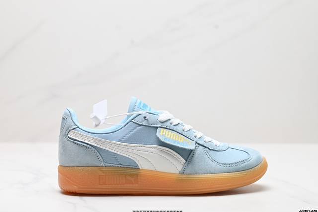 公司级puma Palermo Summer Nylon 织物头层牛皮 时尚休闲防滑減震耐磨 低帮 彪马 板鞋 货号:398382 02 尺码:35.5 36