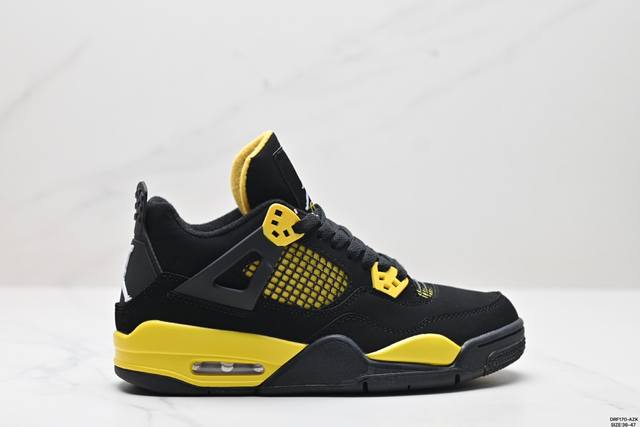 真标nike Air Jordan 4 Retro 耐克迈克尔 乔丹aj4代中帮复古休闲运动文化篮球鞋 货号:Cz6509-100 尺码:36-47 Id:Dr