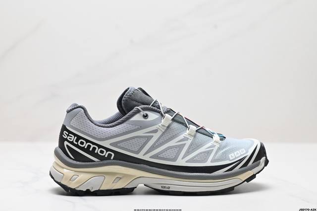 公司级salomon Xa Pro Xt-6 Gtx萨洛蒙户外越野跑鞋 鞋面采用sensifit贴合技术 全方位贴合包裹脚型 鞋跟部鞋底牵引设计 提供强大的抓地