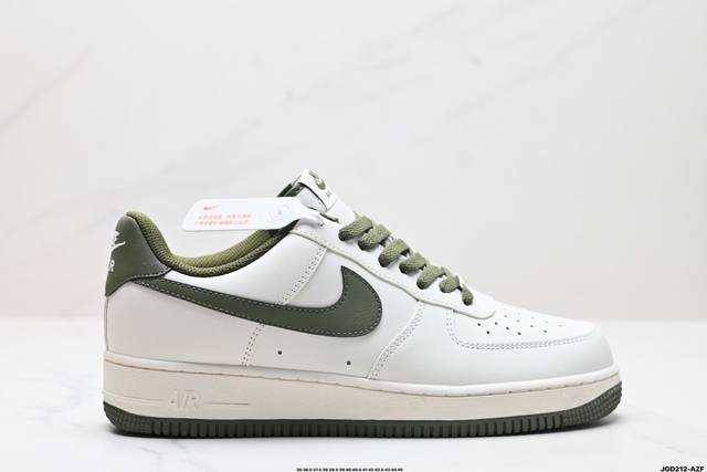 公司级nike Air Force 1‘07 原楦头原纸板 打造纯正低帮空军版型 专注外贸渠道 全掌内置蜂窝气垫 原盒配件 原厂中底钢印、拉帮完美 货号:Cv1