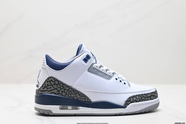 公司级air Jordan 3 Retro 迈克尔 乔丹aj3代中帮复古休闲运动文化篮球鞋 货号:Ct8532-140 尺码:36 36.5 37.5 38 3