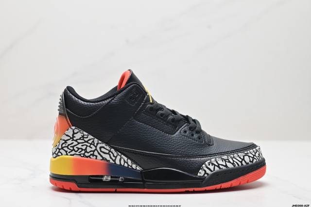 公司级air Jordan 3 Retro 迈克尔 乔丹aj3代中帮复古休闲运动文化篮球鞋 货号:Ct8532-140 尺码:36 36.5 37.5 38 3