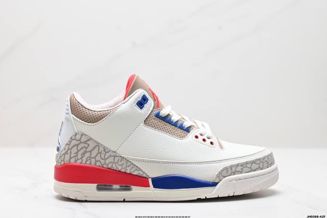 公司级air Jordan 3 Retro 迈克尔 乔丹aj3代中帮复古休闲运动文化篮球鞋 货号:Ct8532-140 尺码:36 36.5 37.5 38 3