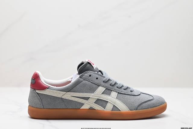 真标亚瑟士 Onitsuka Tiger Tokuten 复古低帮休闲跑鞋 实拍首发 Tokuten的灵感来源于80年代的室内用鞋 T-Toe前足补强设计 室内